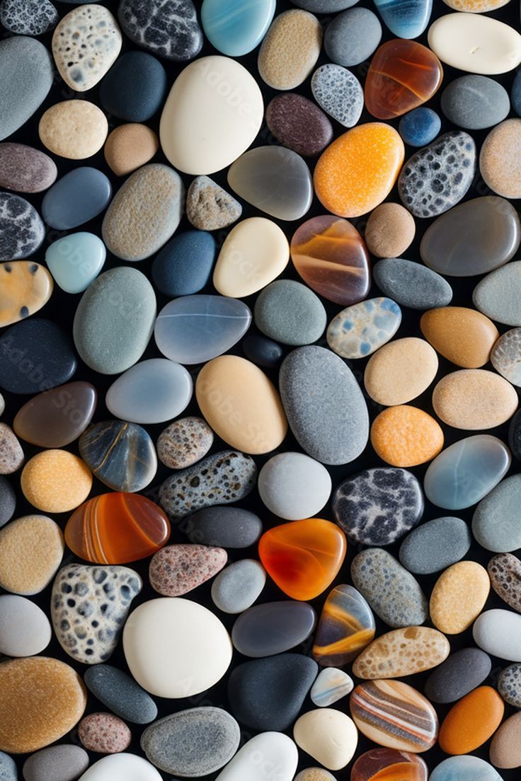 pebble texture stone rock beach sea nature gravel…