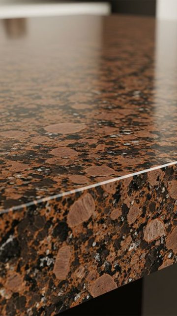 Ivory Brown Granite_ Delicate Hues, Robust Strength
